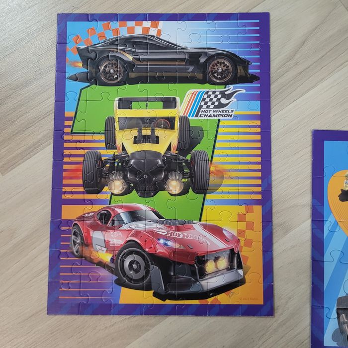 Puzzle hot wheels