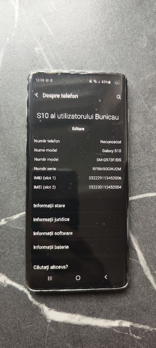 Telefon Samsung S 10