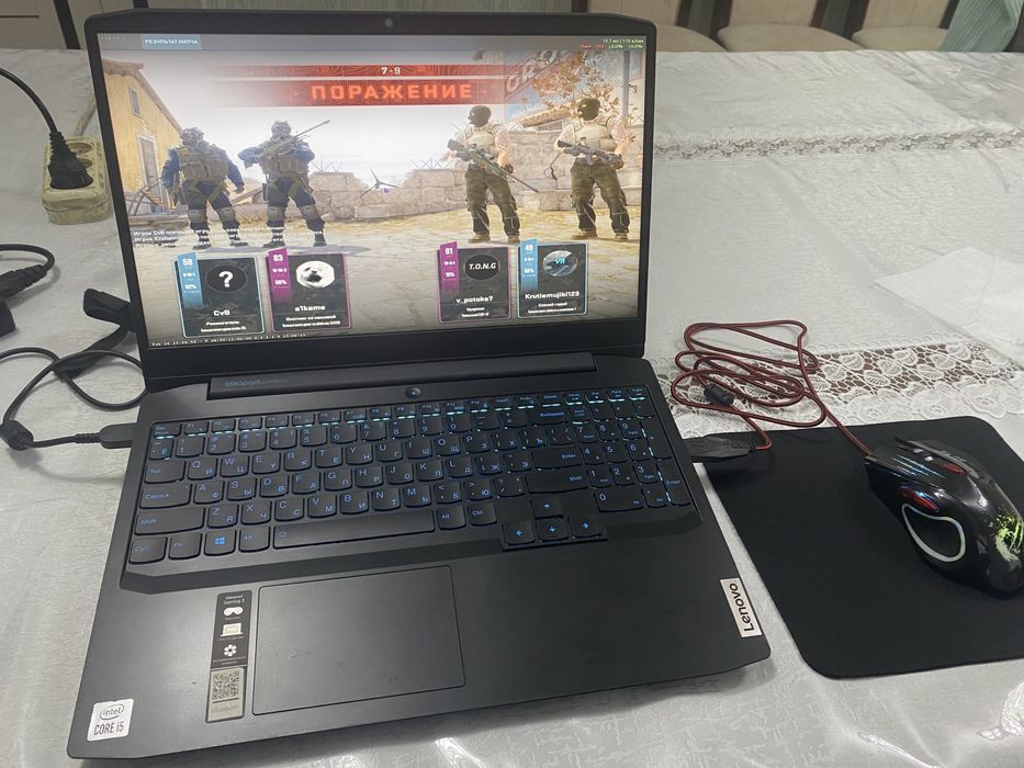 Ноутбук йгравой Lenovo ideapad gaming 3