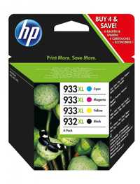 HP 932XL Black/933XL Cyan/Magenta/Yellow 4-pack Original InkCartridges