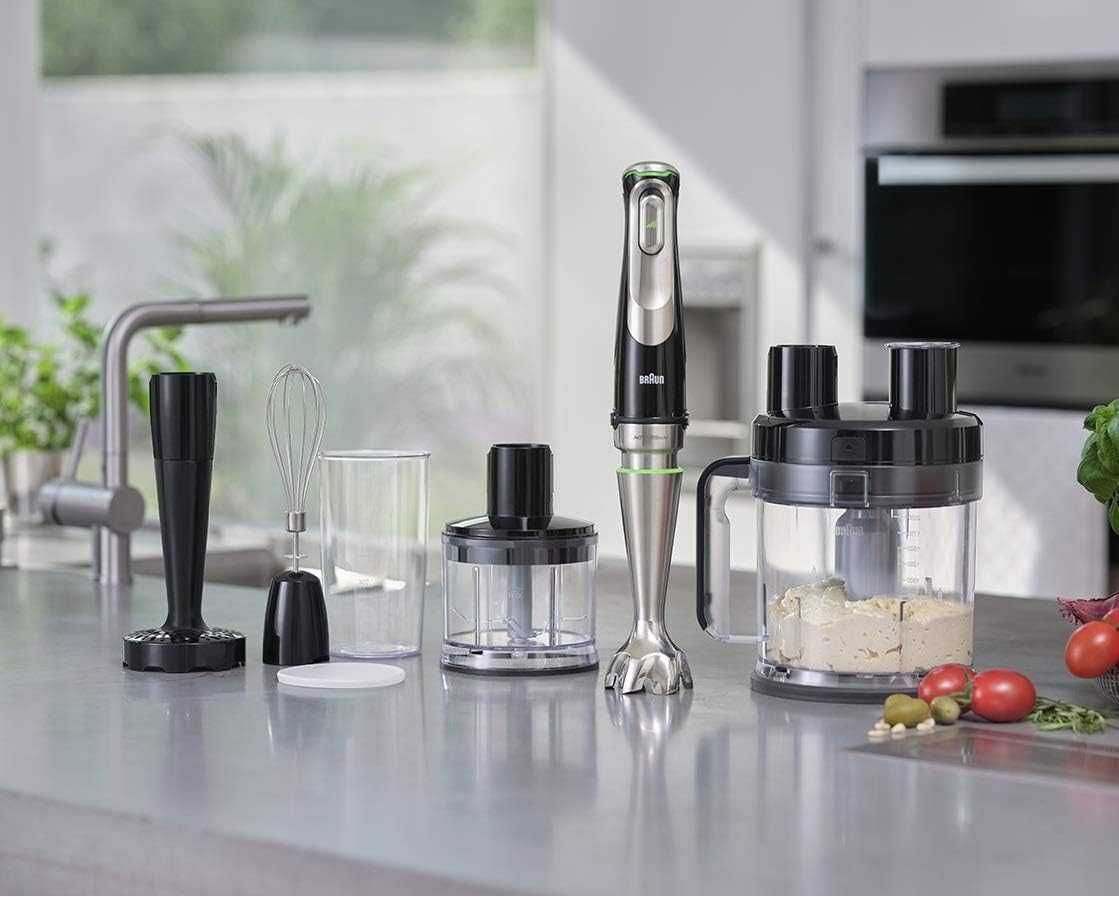 Блендер Braun MultiQuick 9 (MQ9187XLI) 1200W 5в1 пасатор миксер