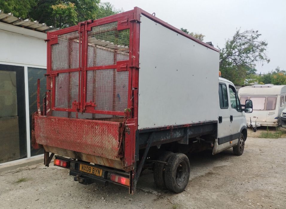 Самосвал 2012 год с падащ борд двойна кабина 3.5 тона