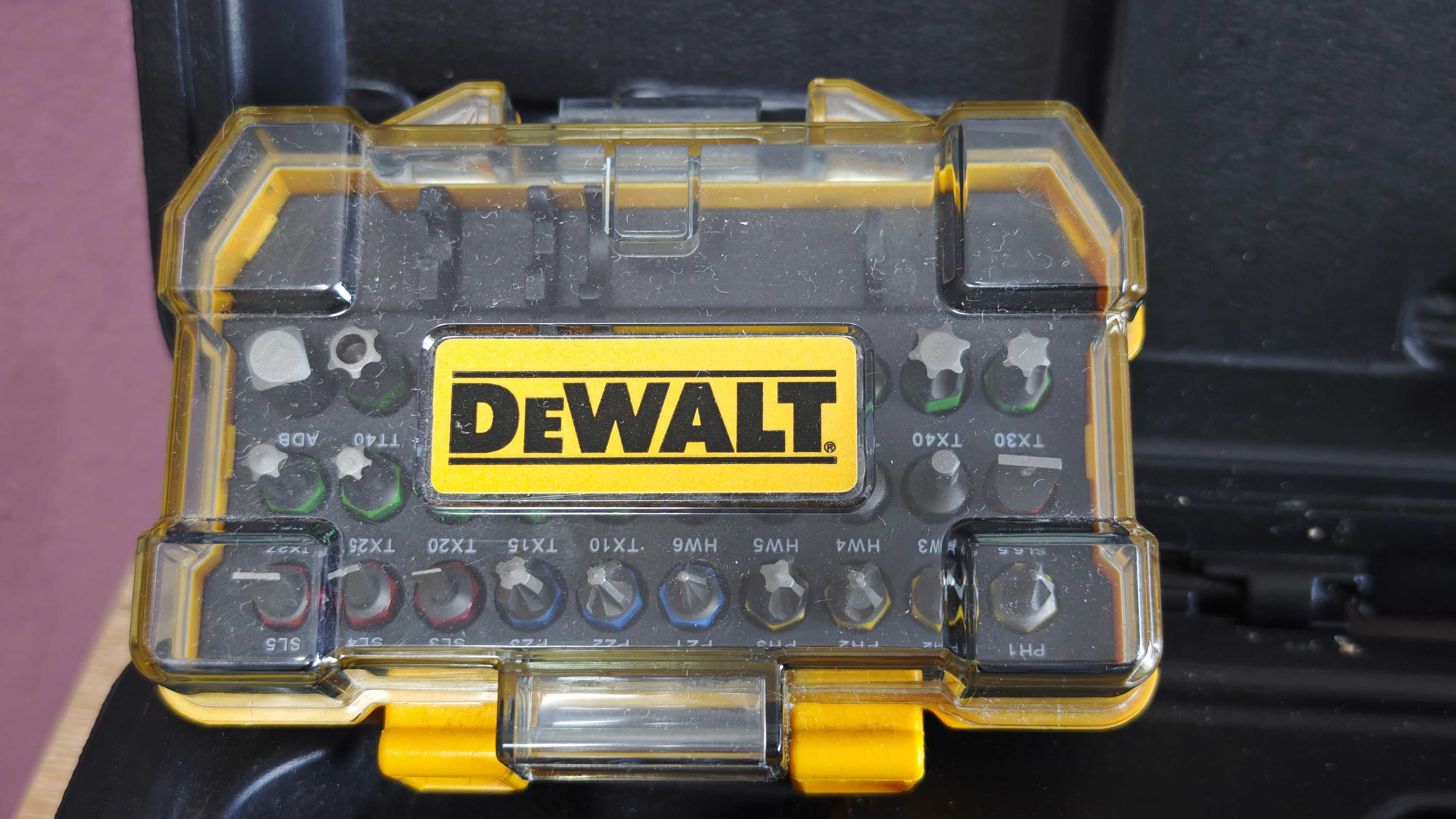 DEWALT DCD710 с комплект + битвое и свредла