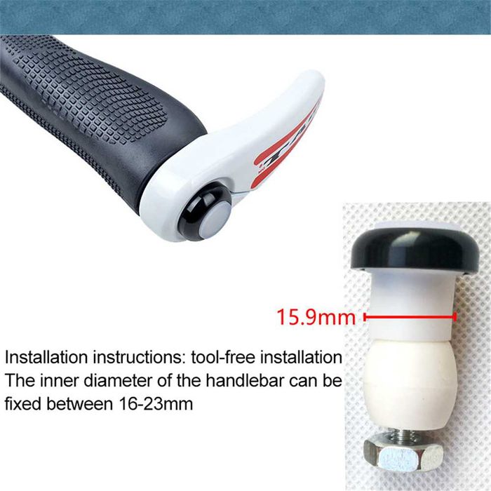 Dopuri lumina ghidon bicicleta LED semnalizare mansoane