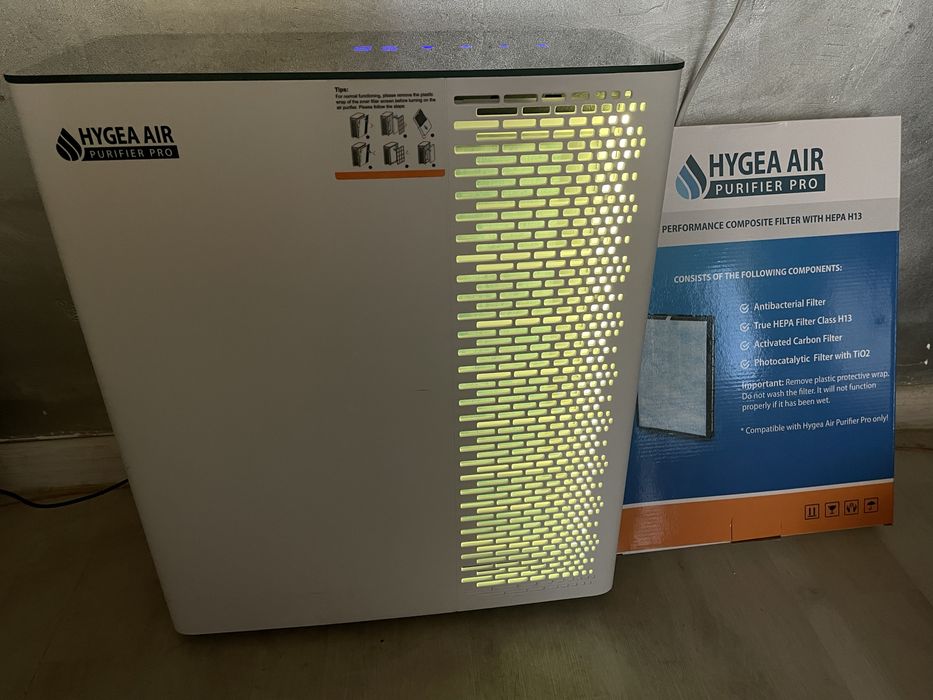 Hygea Air Pro пречиствател на въздух/Hepa H13/WiFi,йонизатор,UV лампа