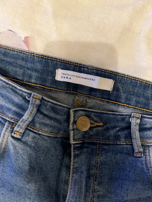 Blugi zara slim fit albastri