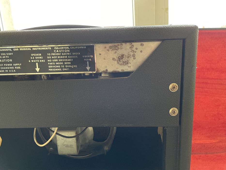 1976 Fender Silverface Vibro Champ Amplfificator Combo Chitara