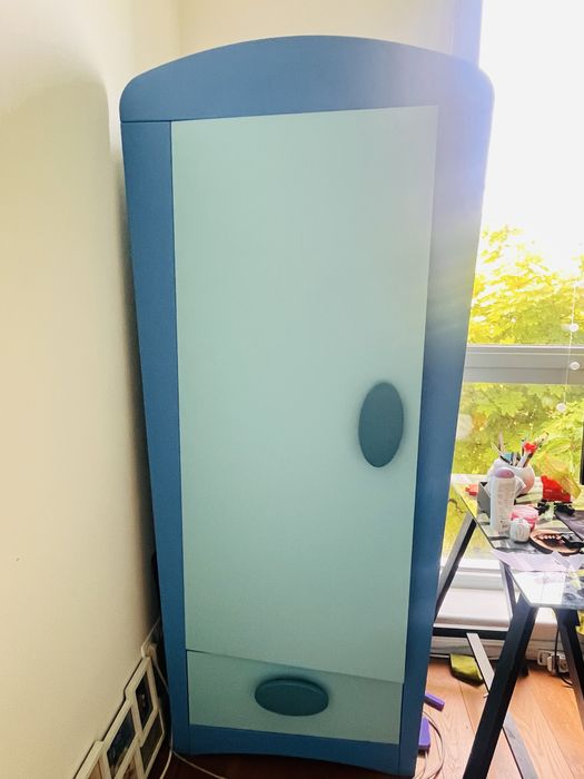 Ikea син детстки шкаф МНОГО добро състояние