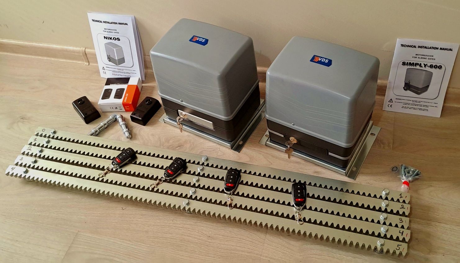 Мотори за плъзгащи врати 600кг / 250w