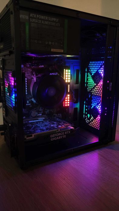 Vand PC Gaming RTX 3050, Ryzen 5, 16GB, SSD