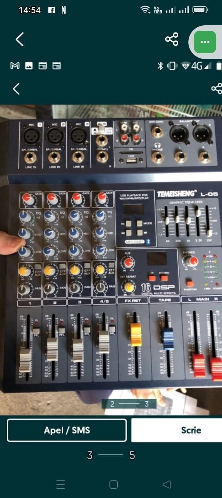 Aparatura Audio Mixer & Microfoane
