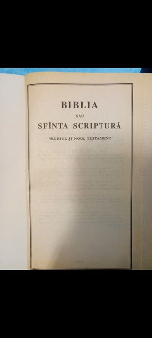 Biblia.  Cartea Sfântă
