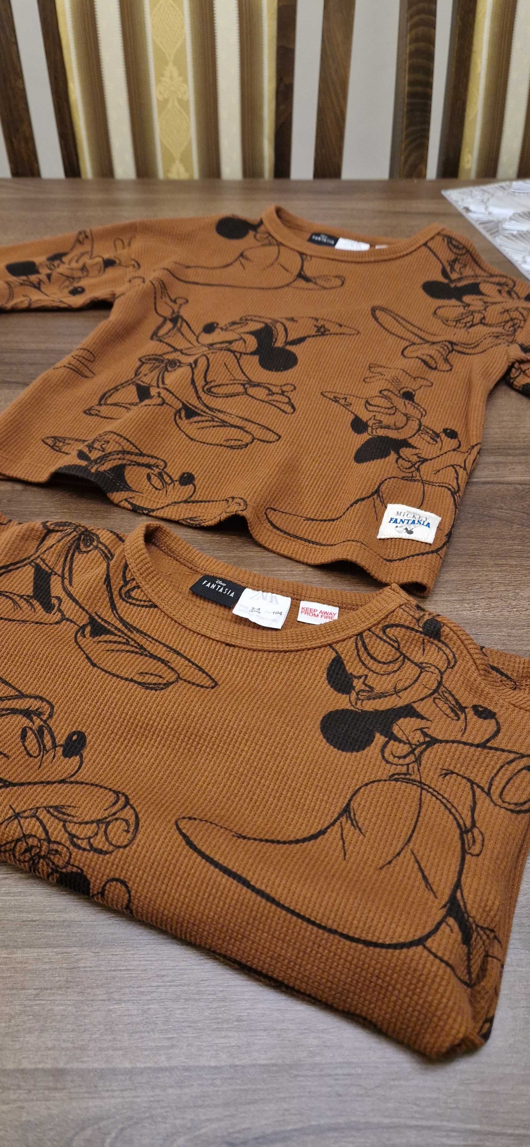 Bluza Zara cu Mickey mărimea 104/ Nou!