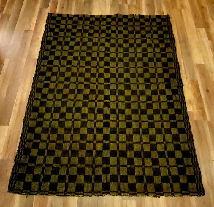 Традиционни, вълнени, финно тъкани на домашен стан пътека и килимче