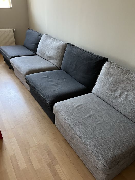 Canapea din 5 corpuri individuale, huse detasabile