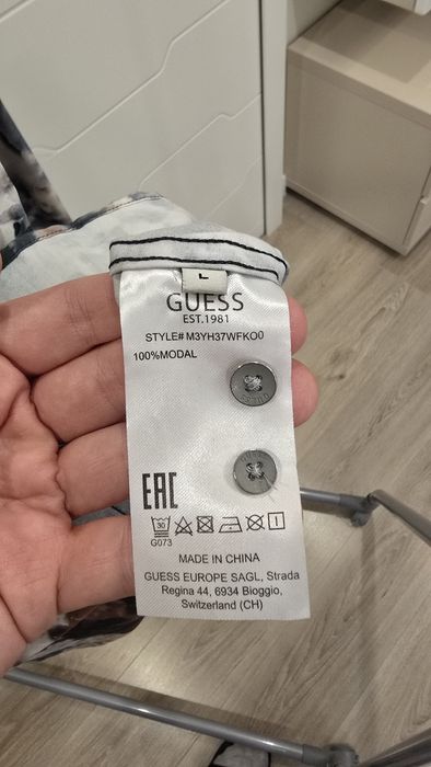 Camasa Guess botanical shirt, L