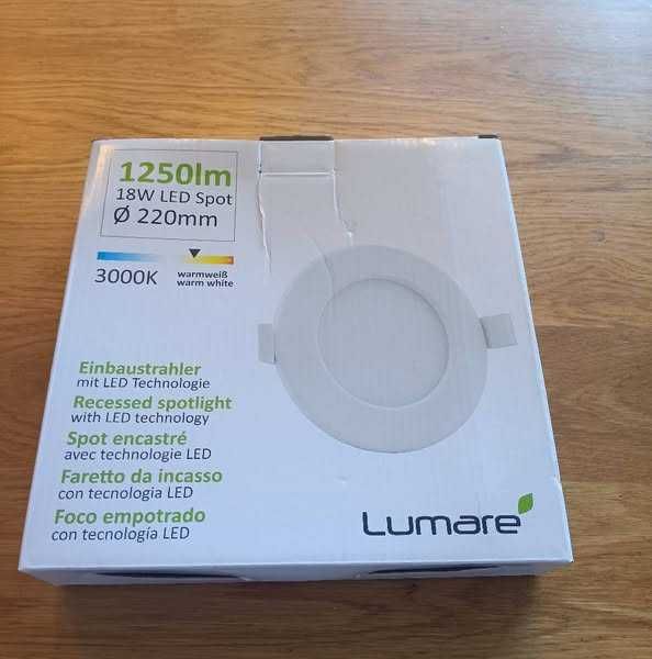 НОВО! LED осветление за вграждане 18W, IP44, ултратънък дизайн