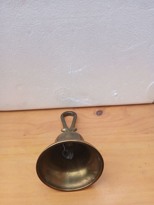 Clopot bronz masiv lucrat manual