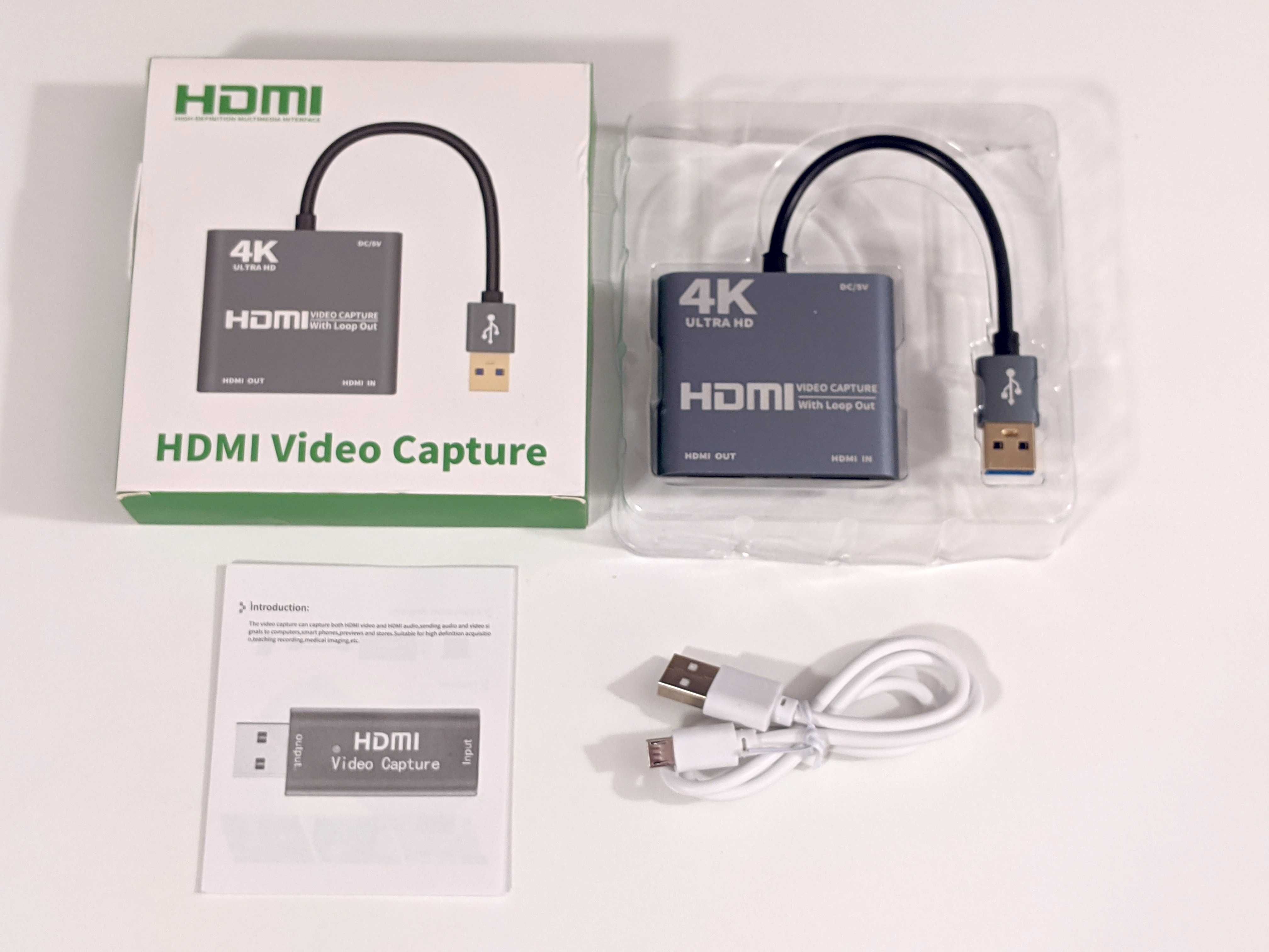 HDMI - USB 3.0 Video Capture Card Game Live Streaming видео кепчър