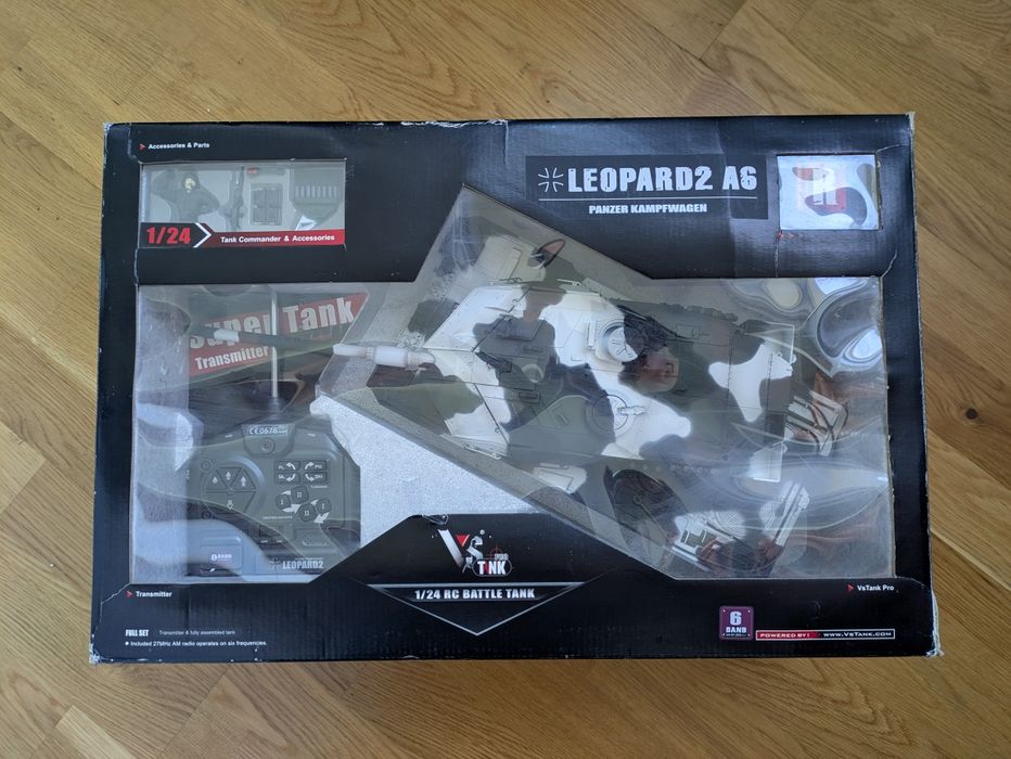 Tanc RC Leopard 2 A6 1:24 (397mm)