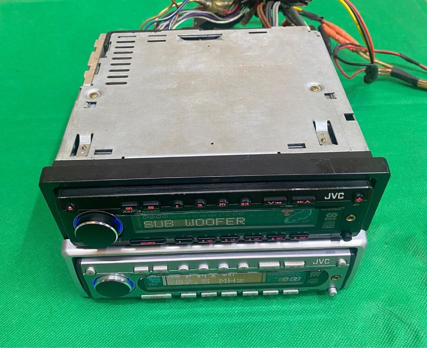 CD player auto JVC KD SH 99R/SH 909 R fata aluminiu