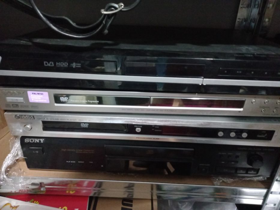 Bluray player dvd player dvd recorder vhs panasonic sony yamaha jvc