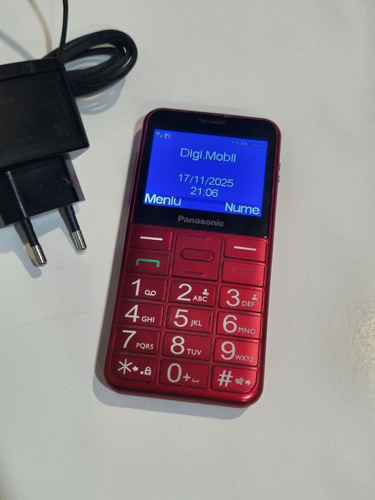 Super telefon cu butoane cu încărcător