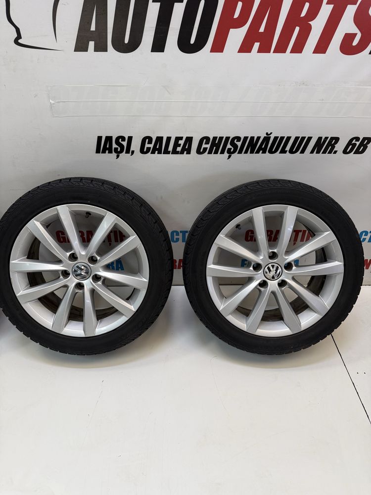 Jante aliaj aluminiu 5x112 R17 7.5J ET47 VW Passat B7 Golf 7 Touran A3