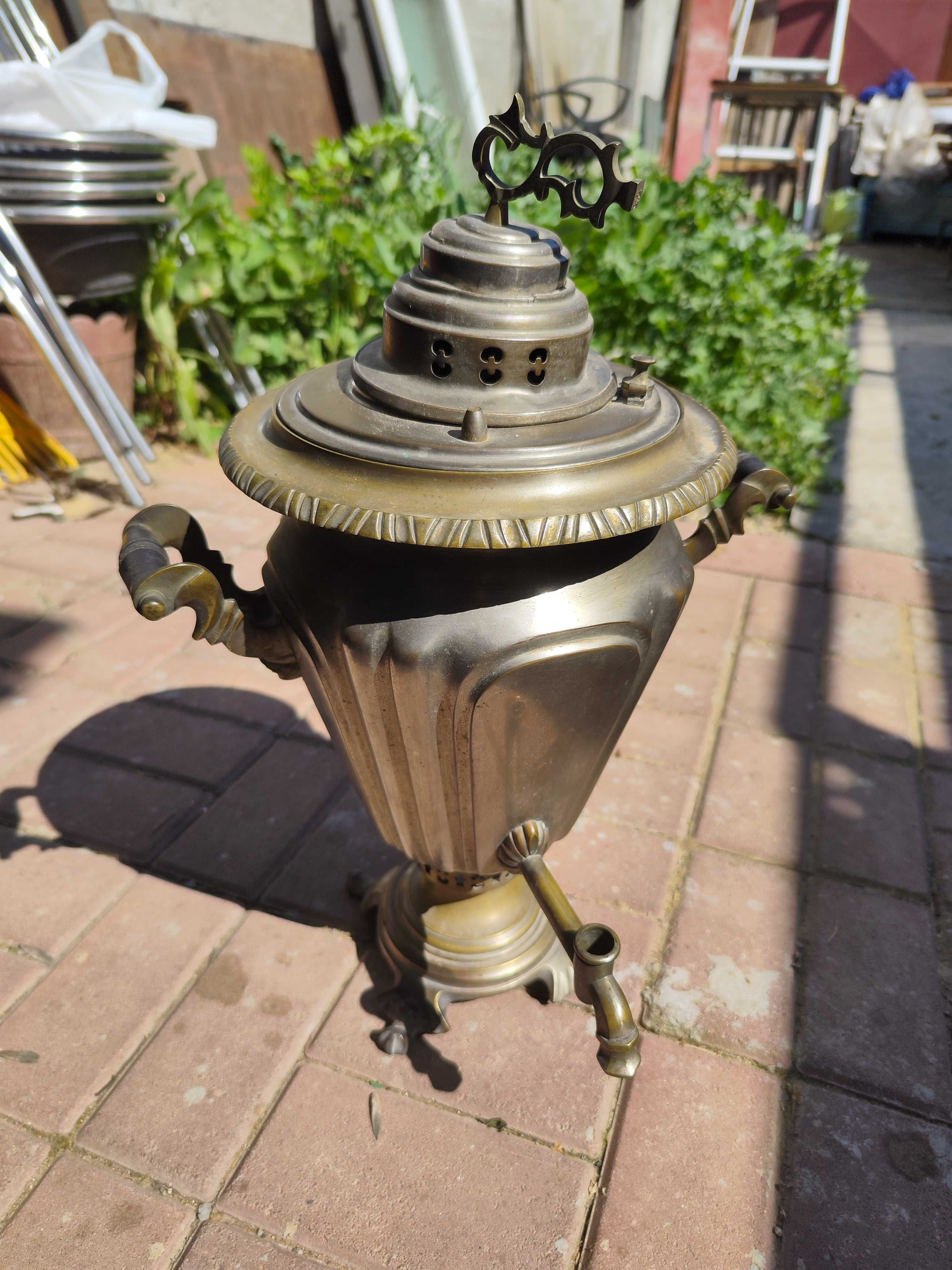 Samovar Vechi Rusesc cu Marcaje Chirilice