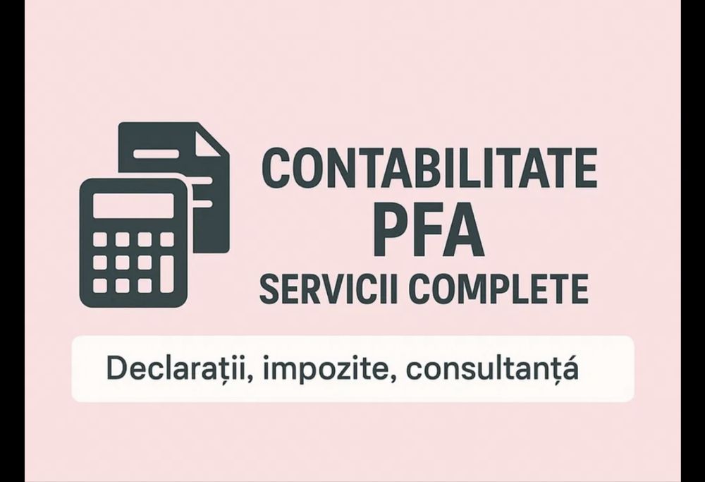 Servicii contabilitate P.F.A.