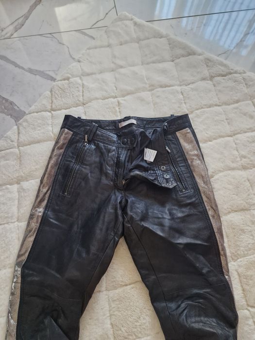 Pantaloni piele naturala