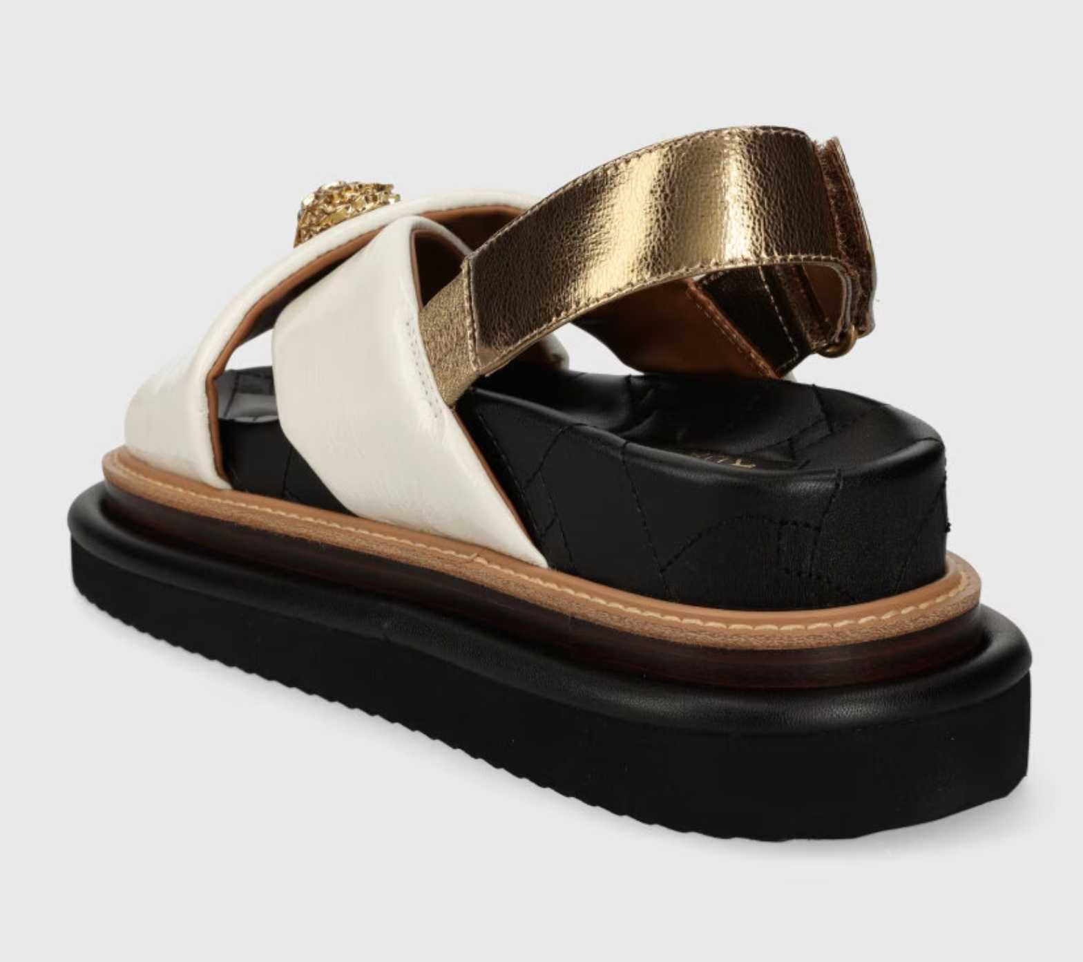 Кожени сандали Kurt Geiger London Orson Cross Strap Sandal
 платформа