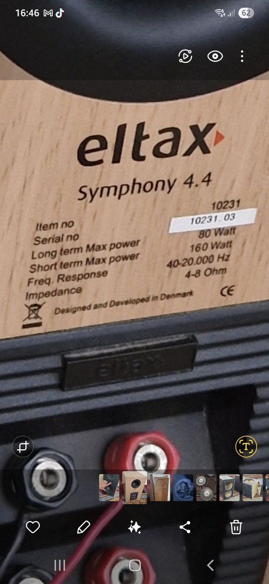 Boxe Eltax Symphony 4.4 - Sunet de calitate, stare 9.5/10