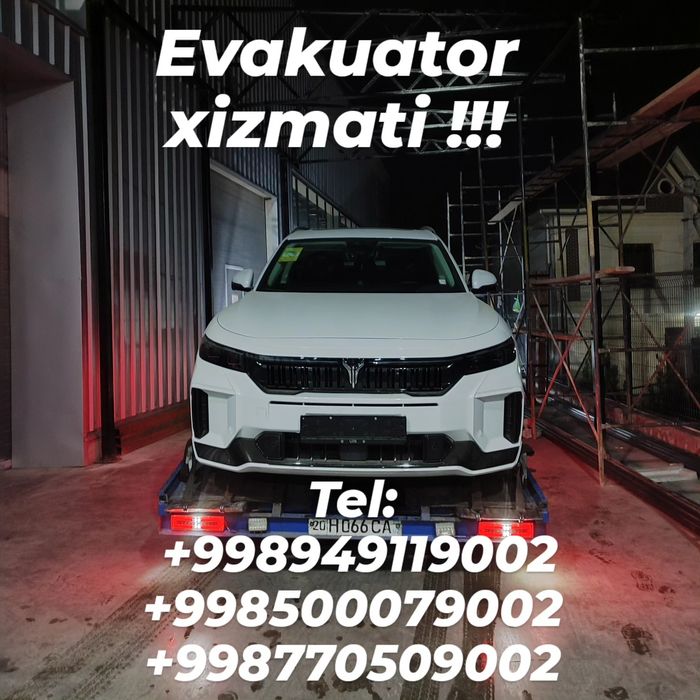 Evakuator xizmati 24/7 Sirdaryo/Guliston/Oqoltin post