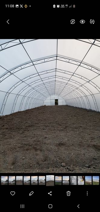 Оранжерия 8х32 м. професионална