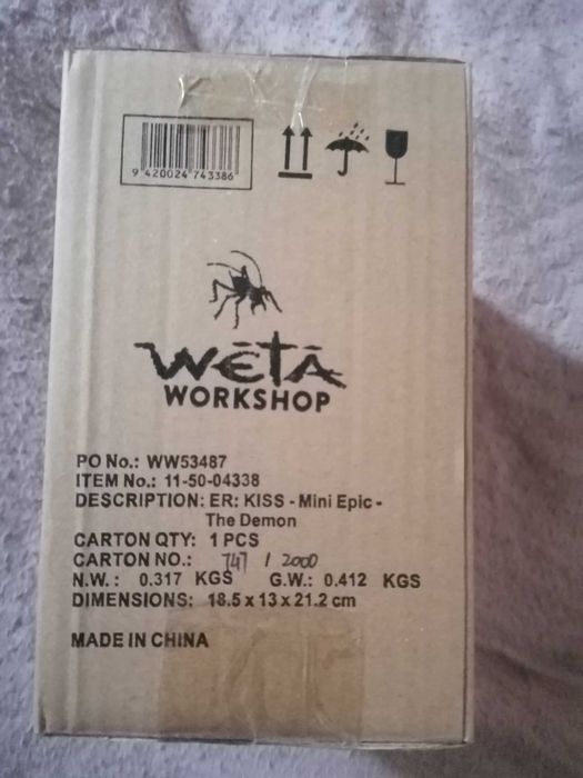 Фигура Weta Rocks: Kiss - The Demon, Джийн Симънс