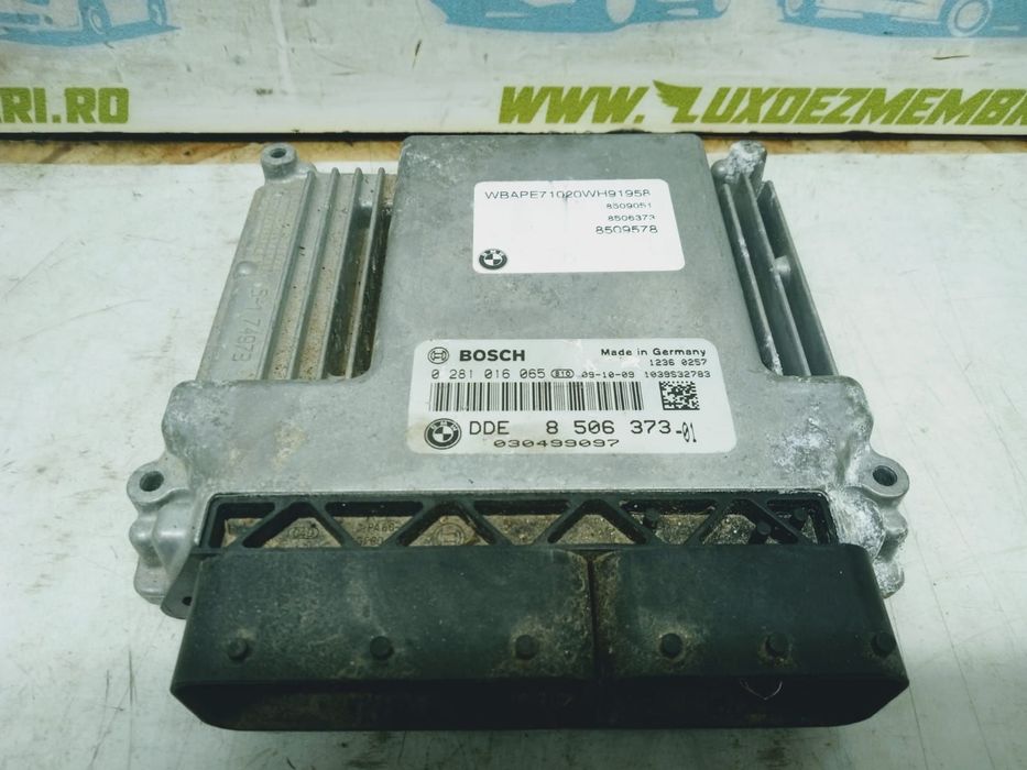 Calculator motor ecu 2.0 d n47d20a 8506373-01 0281016065 BMW X3 E83 [