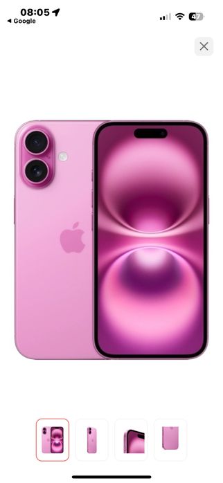 Айфон 16 розовый