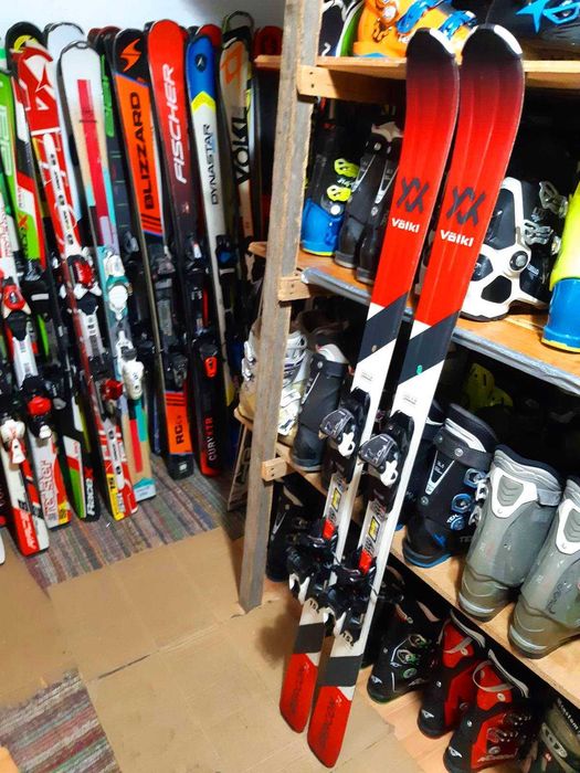 Schiuri 156 cm Volkl Deacon 7.4 clapari ski bete