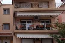 Апартамент Ради с 2 спални, 200м от плажа, 5-6 гости, Керамоти