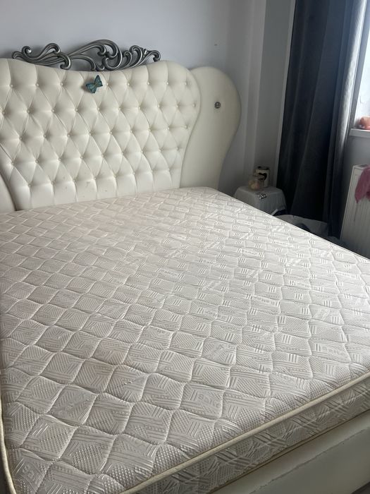 Pat matrimonial plus saltea ortopedica 180-200