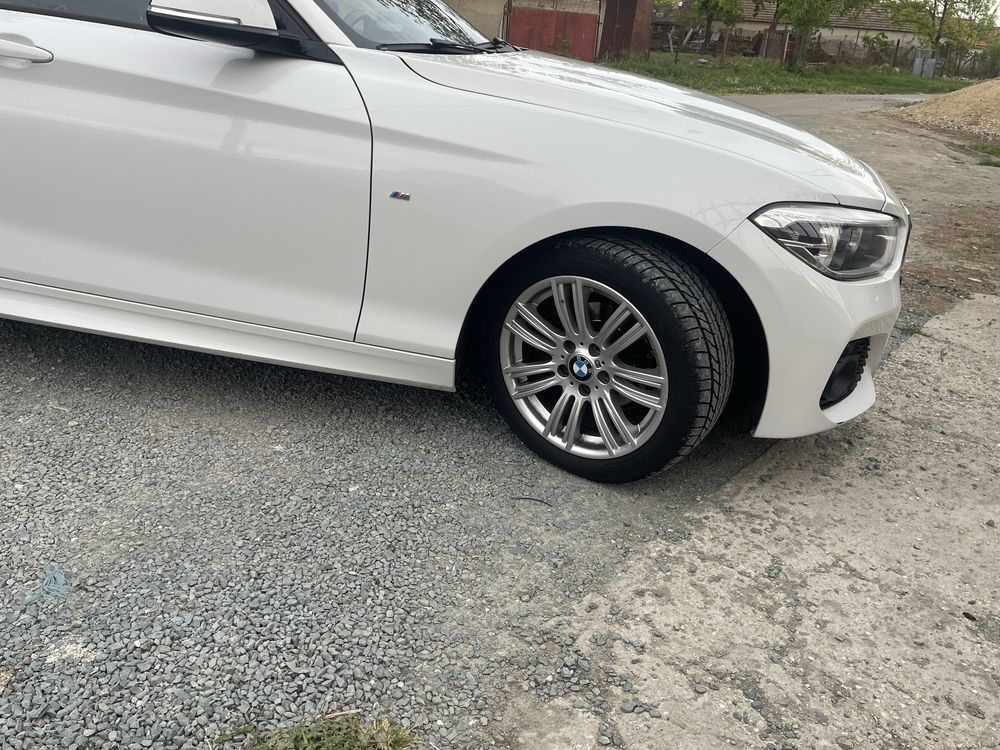 Jante bmw seria 1 originale + cauciucuri (6000 km)