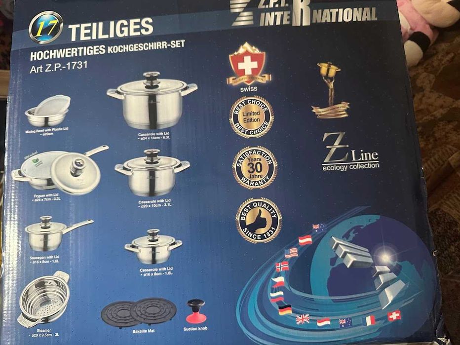 Set oale si vase inox swiss noi,