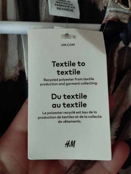 Bluză cu etichetă, H&M