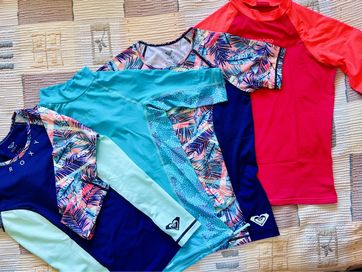 UV блузи за сърф, Roxy, Tribord, 12-14г