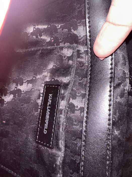 Geanta piele Karl Lagerfeld