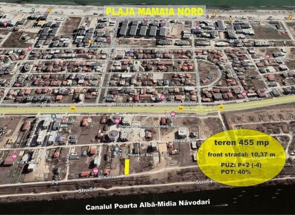 Teren zona Mamaia Nord