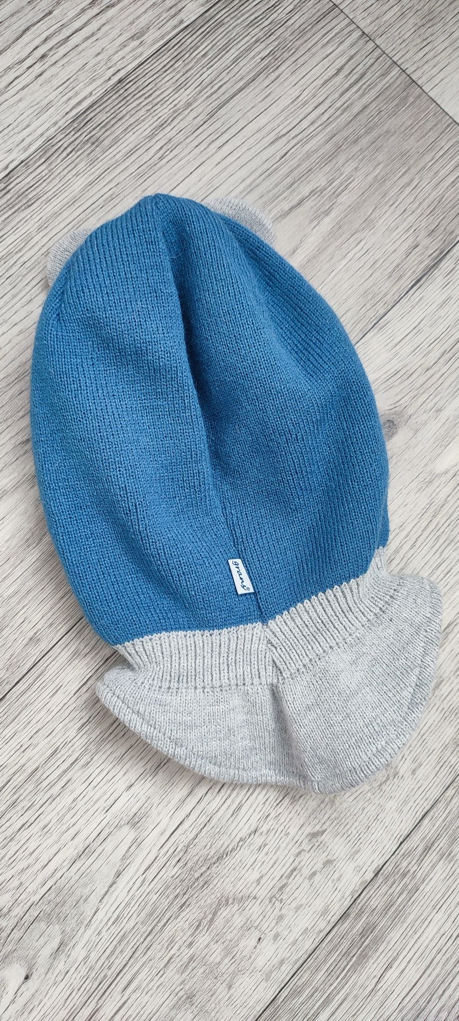 Шапка-шлем для мальчика/зима