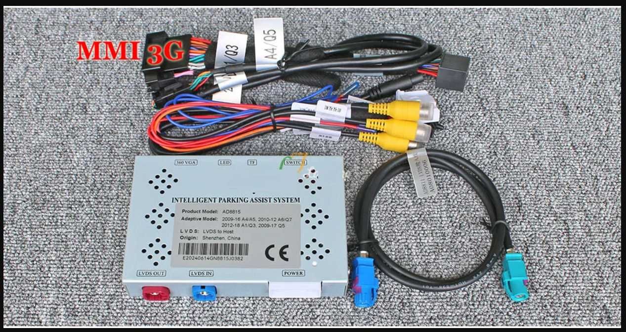 Sistem de parcare fata/spate pentru AUDI A4LA5A6LQ5Q7 2009/2017 3G MMI