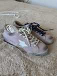Golden goose true star pastel pink suede